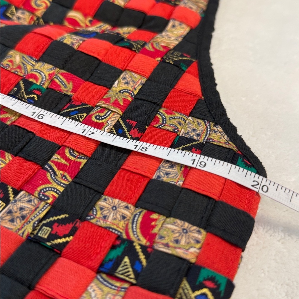 The Everett Collection Patchwork Cotton Vest Bold… - image 7